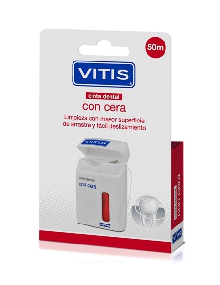 Vitis Cinta Dental Con Cera 50 M