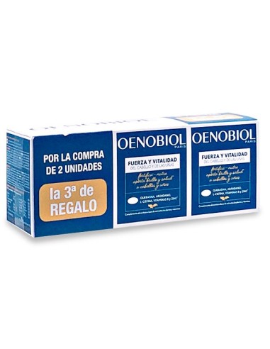 Oenobiol Fuerza y Vitalidad Cabello y Uñas Triplo 3X60 Comprimidos