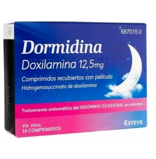 Dormidina 12.5 MG 14 Comprimidos Recubiertos
