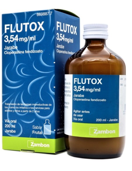 Flutox 3.54 MG/ML Jarabe 200 ML
