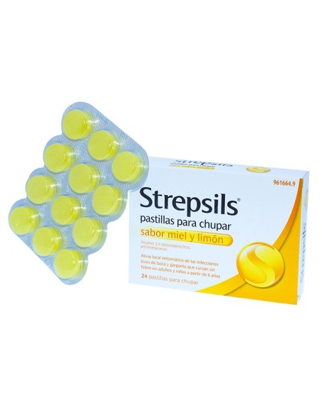 Strepsils Miel y Limón 24 Pastillas para Chupar