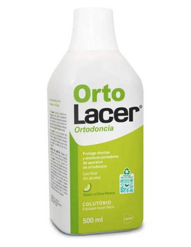 OrtoLacer colutorio sabor lima 500ml OrtoLacer colutorio sabor lima 500ml