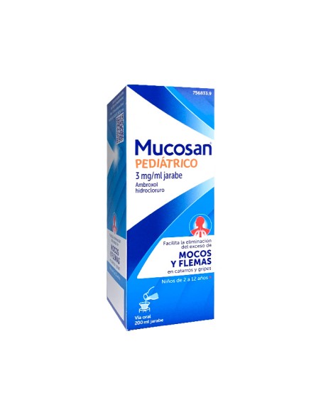Mucosan Pediatrico 3 mg/ml Jarabe 200 ml