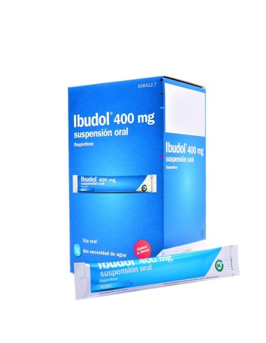 Ibudol 400 mg Suspensión Oral 20 Sobres