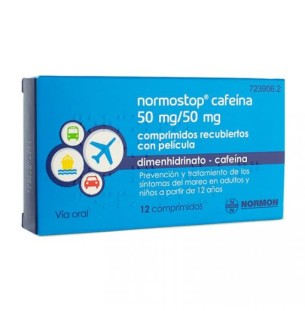 Normostop Cafeína 50 mg/50...