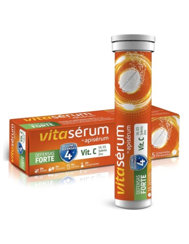 Apiserum Vitaserum Defensas Forte 15 Comprimidos