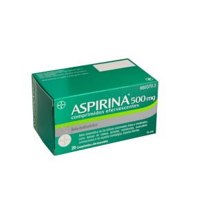 Aspirina 500 mg Comprimidos...