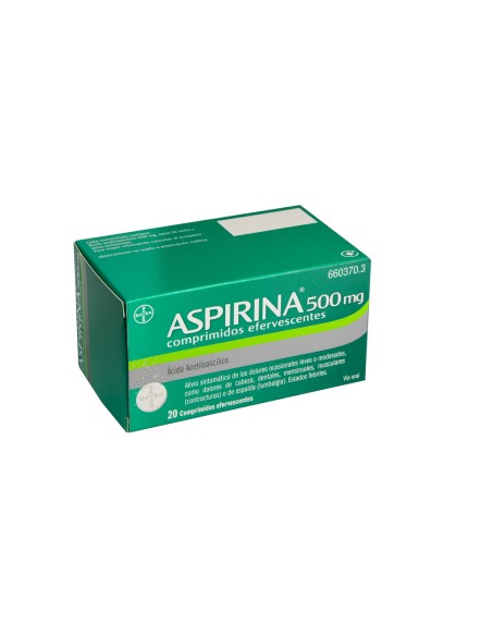 Aspirina 500 mg Comprimidos Efervescentes