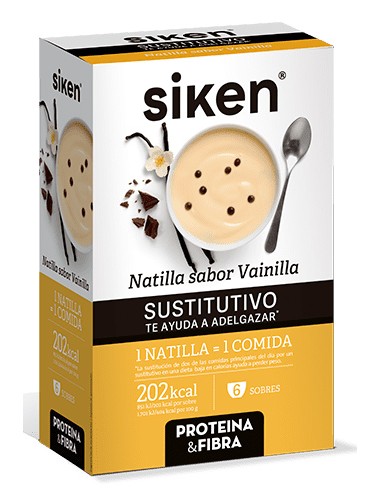Siken Sustitutive Natilla Vainilla 6S Siken Sustitutive Natilla Vainilla 6S