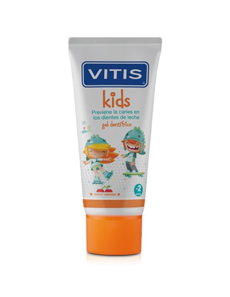 Vitis Kids Gel Dentífrico Sabor Cereza 50ml