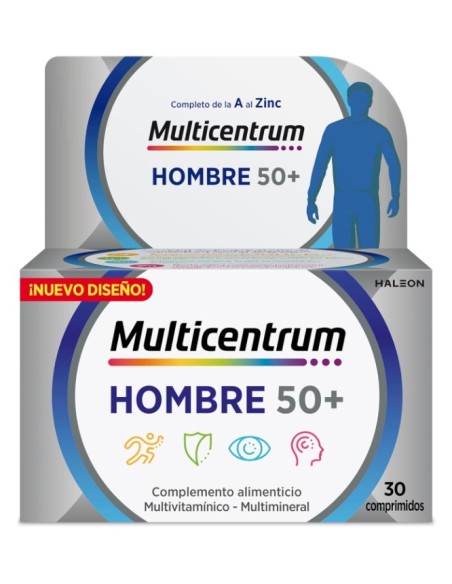 Multicentrum Hombre 50+ 30 Comprimidos