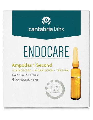 Endocare 1 second triple efecto flash 4 ampollas x 1ml Endocare 1 second triple efecto flash 4 ampollas x 1ml