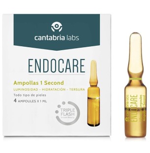 Endocare 1 second triple efecto flash 4 ampollas x 1ml