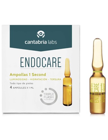Endocare 1 second triple efecto flash 4 ampollas x 1ml Endocare 1 second triple efecto flash 4 ampollas x 1ml