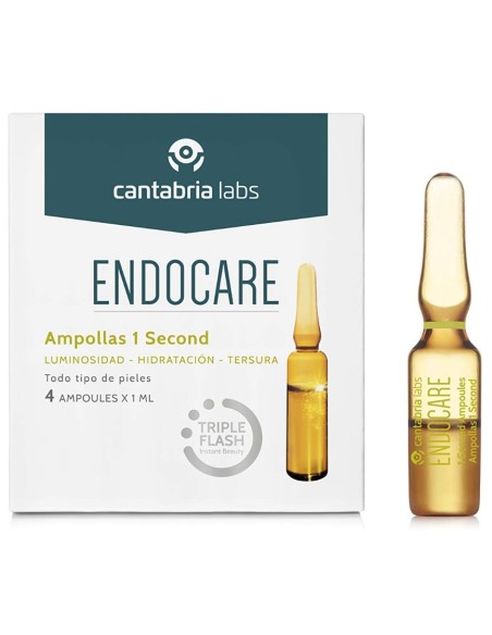 Endocare 1 second triple efecto flash 4 ampollas x 1ml Endocare 1 second triple efecto flash 4 ampollas x 1ml