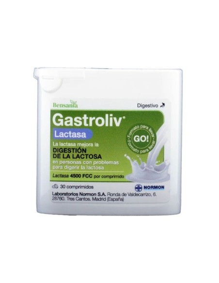 Gastroliv Lactasa 30 comprimidos