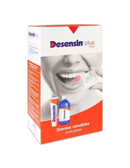 Desensin Plus Flúor Pack Colutorio 500 ml + Pasta 125 ml