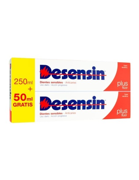 Desensin Plus Flúor Pasta Dentífrica 2 x 150 ml