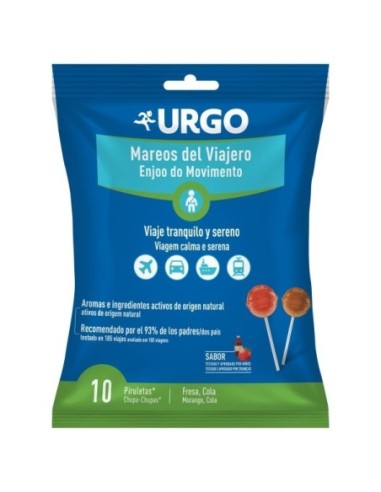 Urgo Mareos del Viajero 10 Unidades
