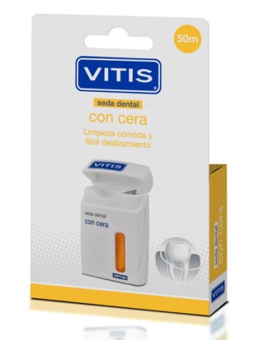 Vitis Seda Dental Con Cera 50 M Vitis Seda Dental Con Cera 50 M