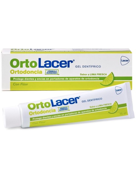 OrtoLacer gel dental sabor lima 75ml