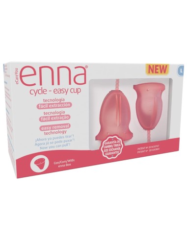 Enna Copa Menstrual Easy Cup Talla L 2 Unidades Enna Copa Menstrual Easy Cup Talla L 2 Unidades