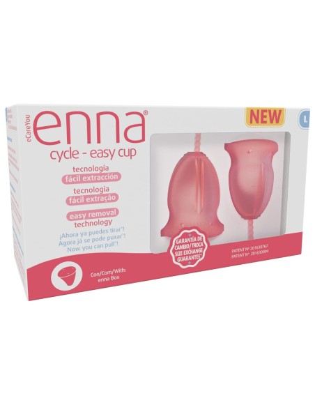 Enna Copa Menstrual Easy Cup Talla L 2 Unidades Enna Copa Menstrual Easy Cup Talla L 2 Unidades