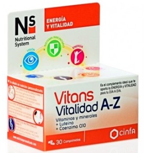 Ns Vitans Vitalidad A-Z 30 Comprimidos