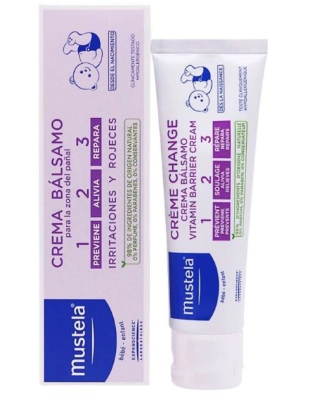 Mustela crema bálsamo 1+2+3 50ml Mustela crema bálsamo 1+2+3 50ml