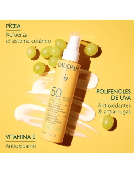 Caudalie Vinosun Spray Invisible FPS 50 150 ml.