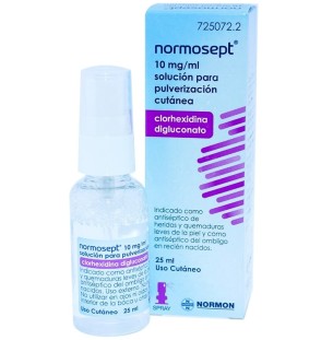 Normosept 10 mg/ml Solución Para Pulverización Cutánea 25 ml