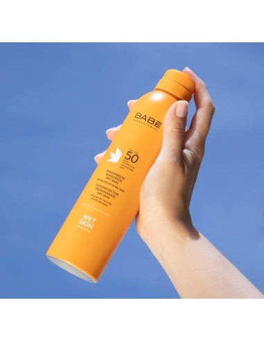 Babe Fotoprotector Transparente Wet Skin FPS 50 200 ml Babe Fotoprotector Transparente Wet Skin FPS 50 200 ml