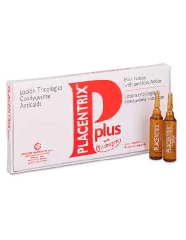 Placentrix Plus Loción Anticaída 10 Ampollas