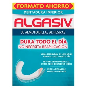 Algasiv® almohadillas adhesivas inferior 30uds
