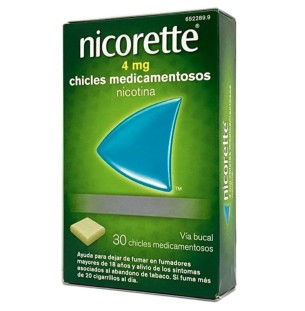 Nicorette 4 mg 30 Chicles Medicamentosos
