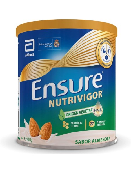 Ensure Nutrivigor Vegetal Sabor Almendra 850 Gr Ensure Nutrivigor Vegetal Sabor Almendra 850 Gr
