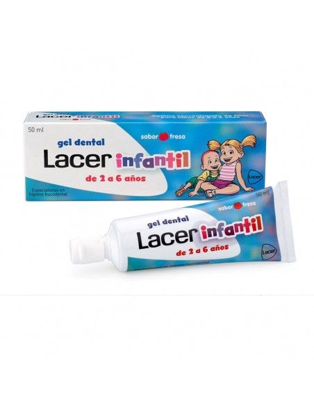 Lacer Infantil Gel Dental Sabor Fresa 75ml