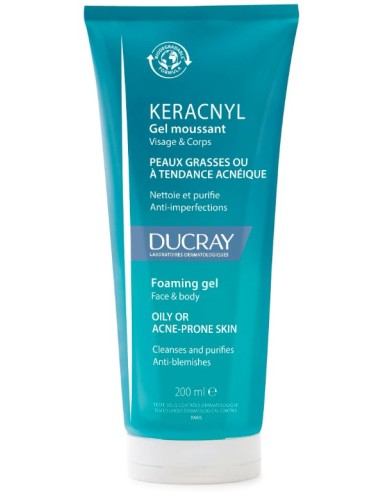 Ducray Keracnyl gel limpiador 200ml Ducray Keracnyl gel limpiador 200ml