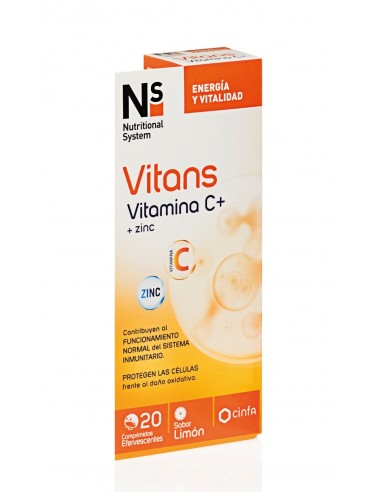 Ns Vitans Vitamina C + Zinc 20... Ns Vitans Vitamina C + Zinc 20...