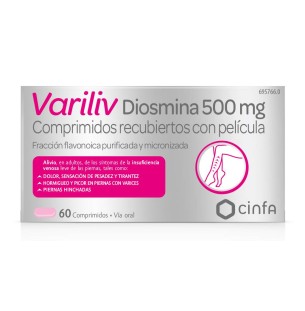 Variliv Diosmina 500 mg 60...