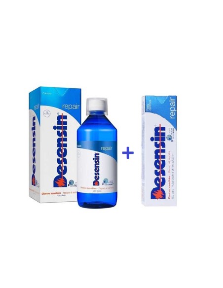 Desensin Pack Repair Colutorio 500 ml + Pasta 75 ml