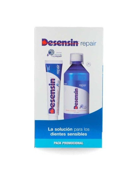 Desensin Pack Repair Colutorio 500 ml + Pasta 75 ml