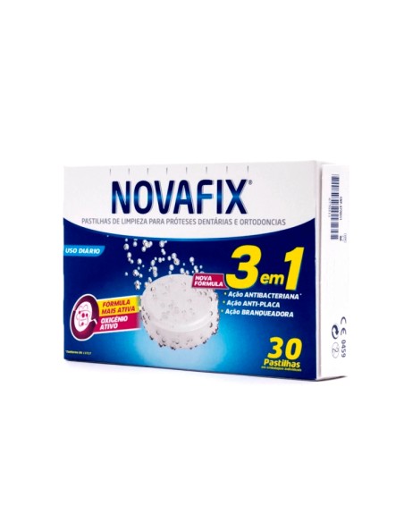 Novafix Tabletas Limpiadoras 3 en 1 30 Tabletas