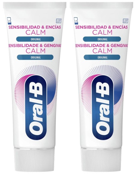 Oral B Sensibilidad & Encías Calm 2x75 ml Oral B Sensibilidad & Encías Calm 2x75 ml