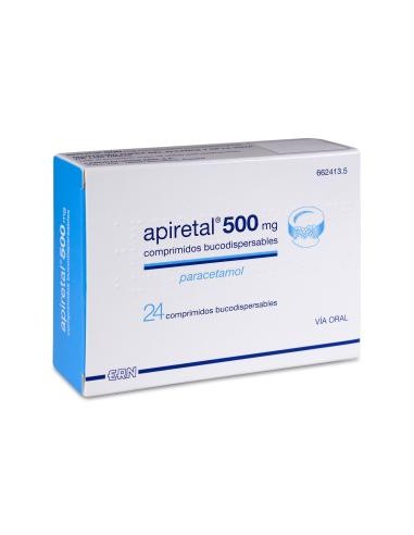 Apiretal 500 mg 24 comprimidos... Apiretal 500 mg 24 comprimidos...