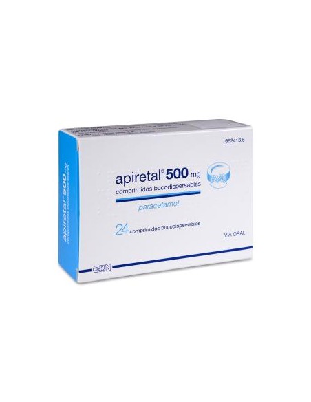 Apiretal 500 mg 24 comprimidos bucodispersables