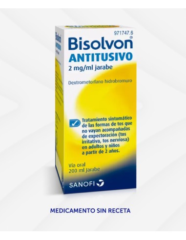 Bisolvon Antitusivo 2mg/ml jarabe 200 ml