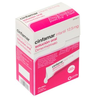 Cinfamar Infantil 12.5 mg...