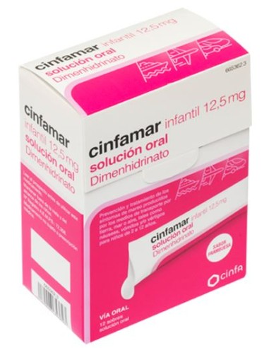 Cinfamar Infantil 12.5 mg solución... Cinfamar Infantil 12.5 mg solución...
