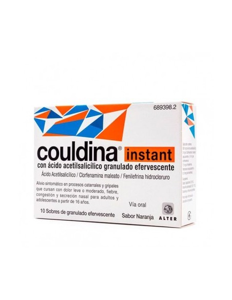 Couldina Instant 10 sobres granulado efervescente